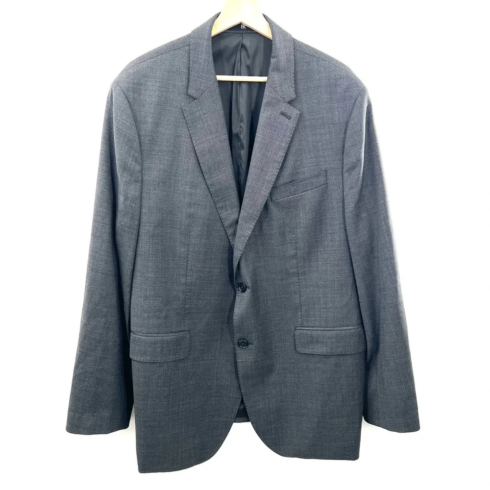 Banana Republic X reda flexo tailored slim fit wool sport coat blazer jacket 46R